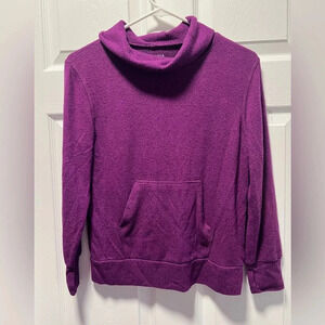 Zella Purple Mockneck Pullover Girls Size Large